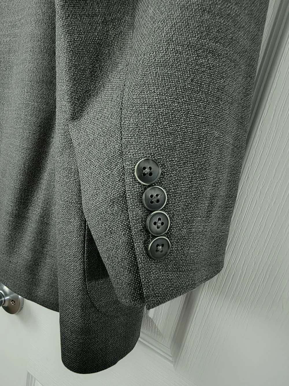 Peter Millar Gray Wool Two-Button Men's Blazer